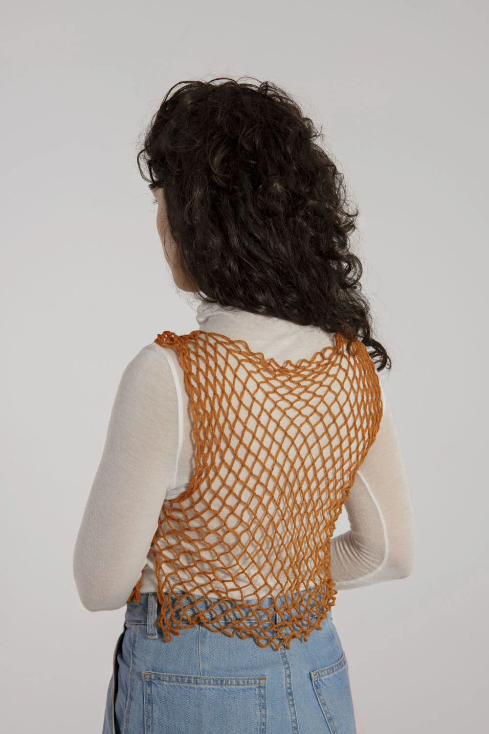 Top bedul naranja lana