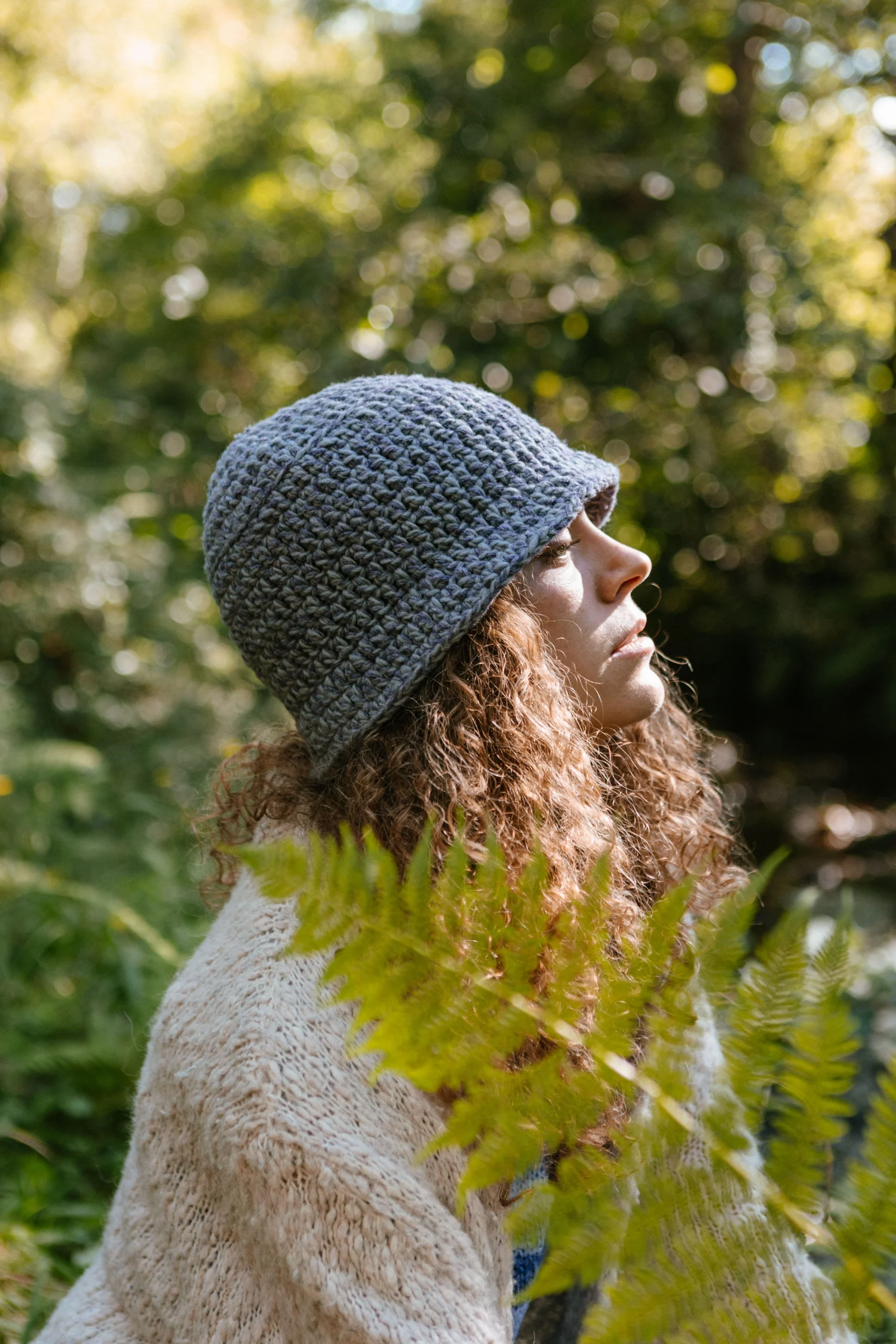 gorro bucket lana casrrasquilla azul modelo 3 modelo gorro bucket lana carrasquilla azul