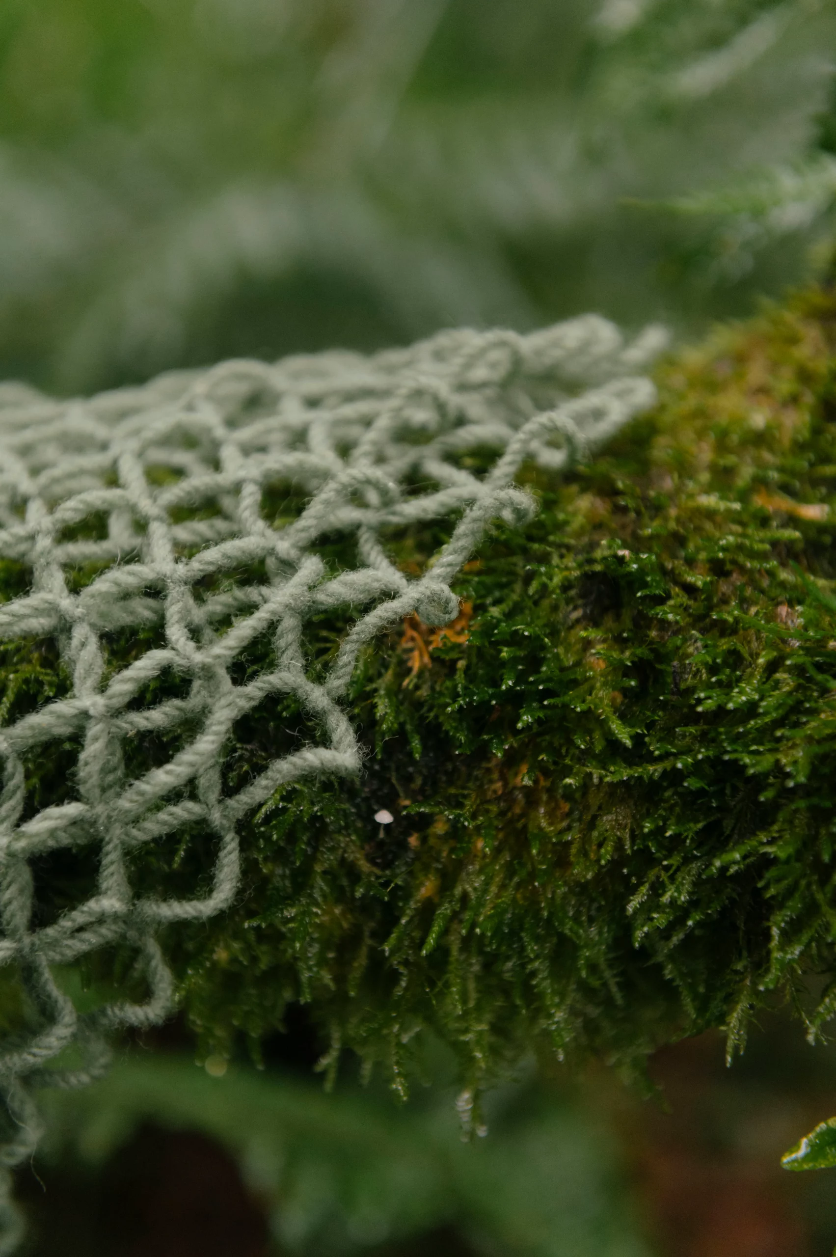 Top bedul verde lana nuedu textiles Top bedul verde detalle lana