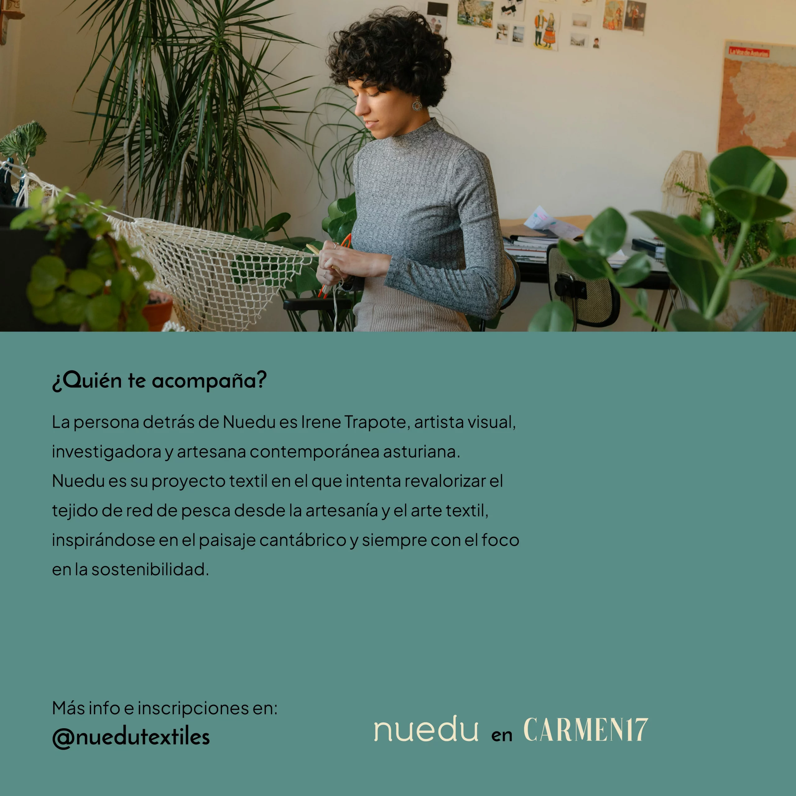 cartel taller crea tu pañuelo de red en carmen17 enero 2025 3 cartel taller crea tu pañuelo de red en carmen17 enero 2025